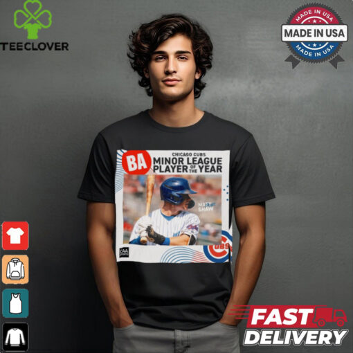 Poster Matt Shaw Chicago Cubs Minor League Player Of The Year Signature t hoodie, sweater, longsleeve, shirt v-neck, t-shirt