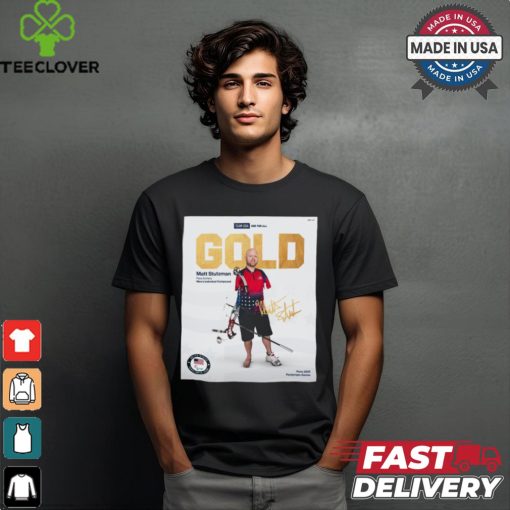 Poster Matt Stutzman Gold Medal Para Archery Signature Paralympic Paris 2024 t shirt