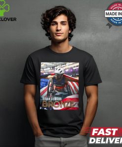 Poster Men’s 400 T53 Brian Siemann Bronze Medal Paris Paralympics 2024 t shirt