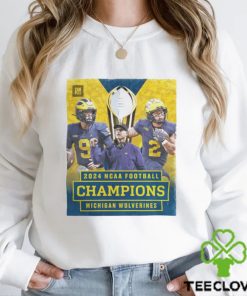 Poster Michigan Wolverines 2024 Ncaa Football Champions T Shirt