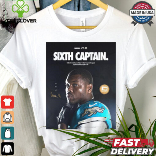 Poster NFL Sixth Captain Defensive end Travon Walker will serve as sixth captain against the Indianapolis Colts Signature 2024 t hoodie, sweater, longsleeve, shirt v-neck, t-shirt