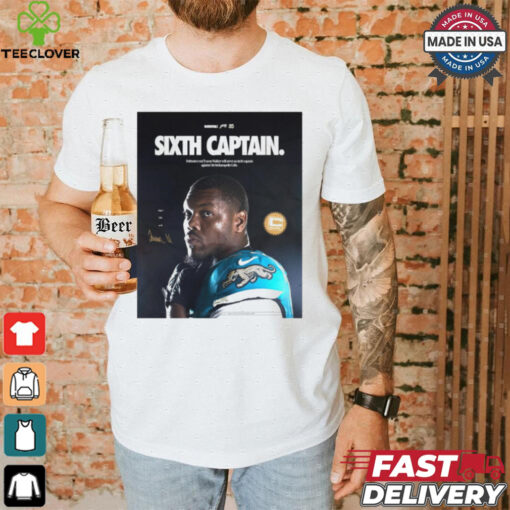 Poster NFL Sixth Captain Defensive end Travon Walker will serve as sixth captain against the Indianapolis Colts Signature 2024 t hoodie, sweater, longsleeve, shirt v-neck, t-shirt