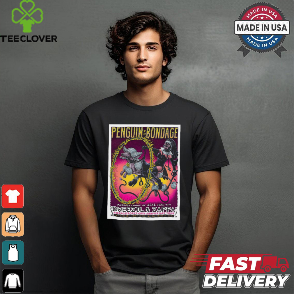 Poster Penguin In Bondage Dweezil Zappa The Pageant St. Louis, Mo September 9 2024 t shirt Poster Penguin In Bondage Dweezil Zappa The Pageant St. Louis, Mo September 9 2024 t shirt