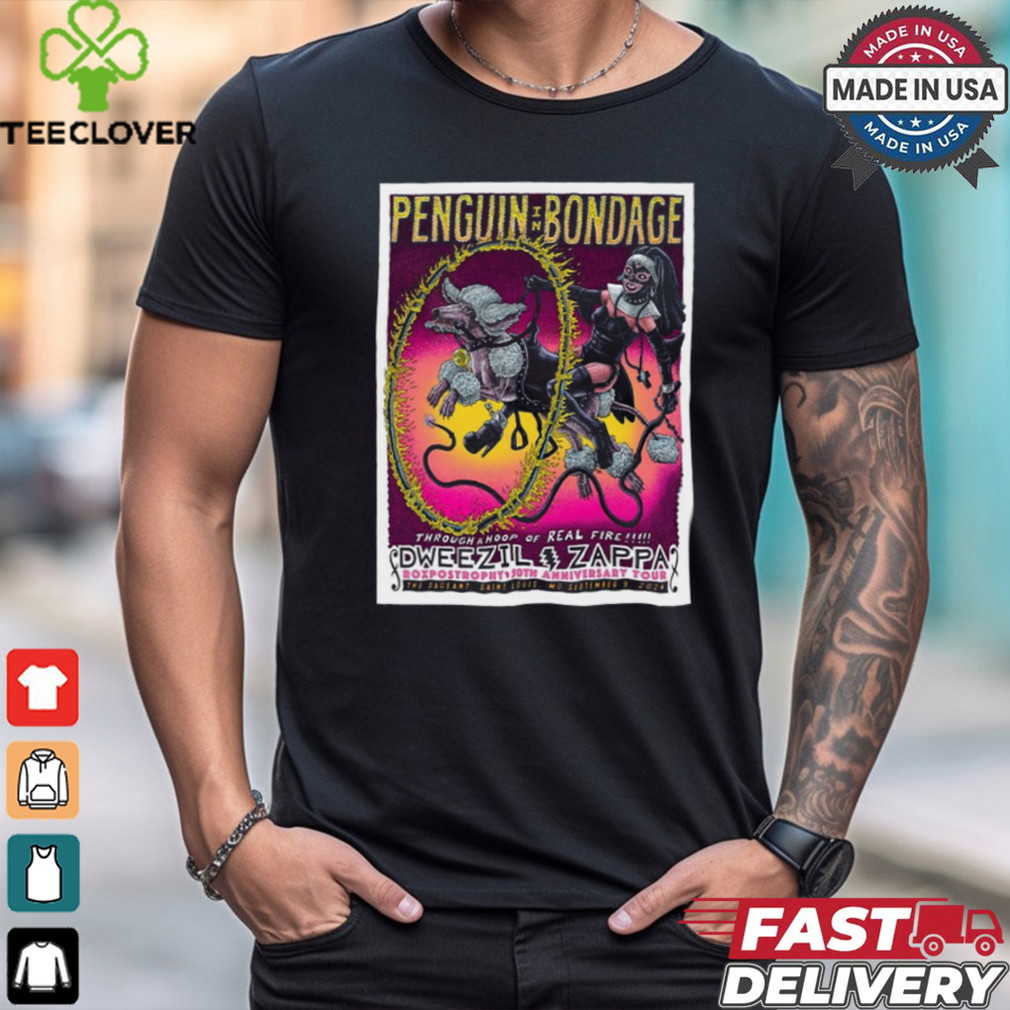 Poster Penguin In Bondage Dweezil Zappa The Pageant St. Louis, Mo September 9 2024 t shirt Poster Penguin In Bondage Dweezil Zappa The Pageant St. Louis, Mo September 9 2024 t shirt