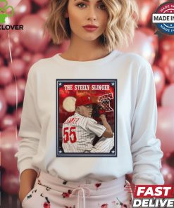 Poster Philadelphia Baseball MLB The Steely Slinger Face To Face With The Eyes Of Dancer t shirt