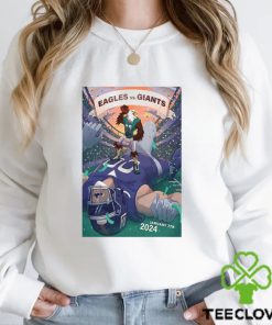 Poster Philadelphia Eagles vs Giants Gameday January 7, 2024 Shirt