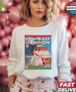 Poster Philadelphia Phillies MLB Dsariyart Comics Group Presents Speed Demon t shirt