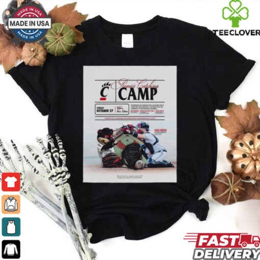 Poster Premier Catching Camp Josh Kross St. Louis Cardinals October 27 2024 at UC Baseball Stadium t hoodie, sweater, longsleeve, shirt v-neck, t-shirt