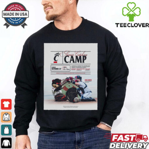 Poster Premier Catching Camp Josh Kross St. Louis Cardinals October 27 2024 at UC Baseball Stadium t hoodie, sweater, longsleeve, shirt v-neck, t-shirt