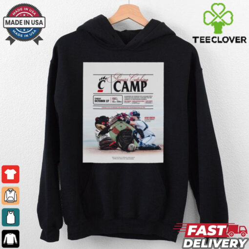 Poster Premier Catching Camp Josh Kross St. Louis Cardinals October 27 2024 at UC Baseball Stadium t hoodie, sweater, longsleeve, shirt v-neck, t-shirt