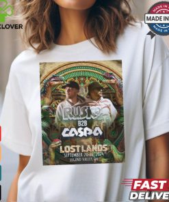 Poster Rusko Caspa Lost Lands Festival September 20 22, 2024 Legend Valley, Oh t shirt
