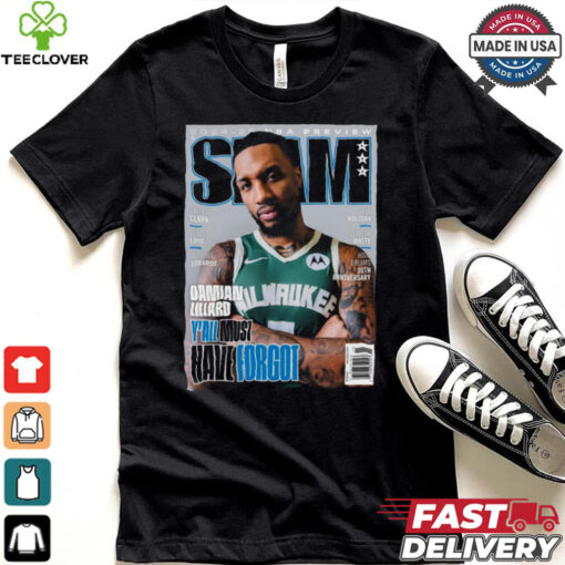 Poster SLAM 252 NBA Damian Lillard From Milwaukee Bucks 2024 2025 Y’All Must Have Forgot t hoodie, sweater, longsleeve, shirt v-neck, t-shirt