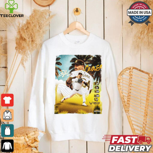 Poster San Diego Padres MLB Dylan Cease For The Faithful Signature t shirt