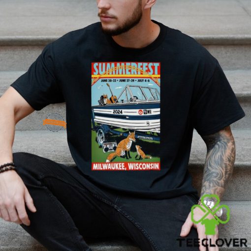 Poster SummerFest Jun 20 22 2024 Milwaukee WI T Shirt