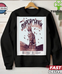 Poster Superchunk America October Tour 2024 t shirt