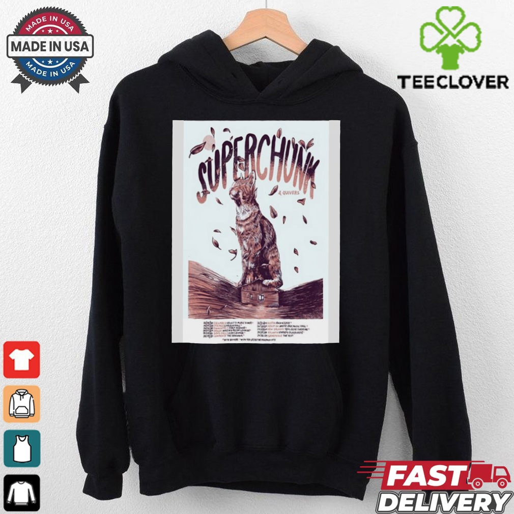 Poster Superchunk America October Tour 2024 t shirt Poster Superchunk America October Tour 2024 t shirt