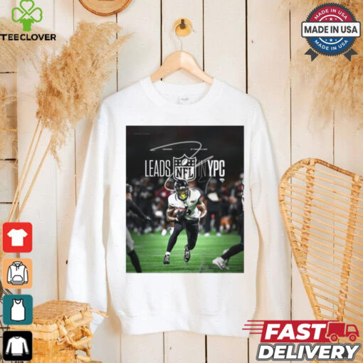 Poster Tank Bigsby Jacksonville Jaguars Leads NFL In YPC Signature t hoodie, sweater, longsleeve, shirt v-neck, t-shirt