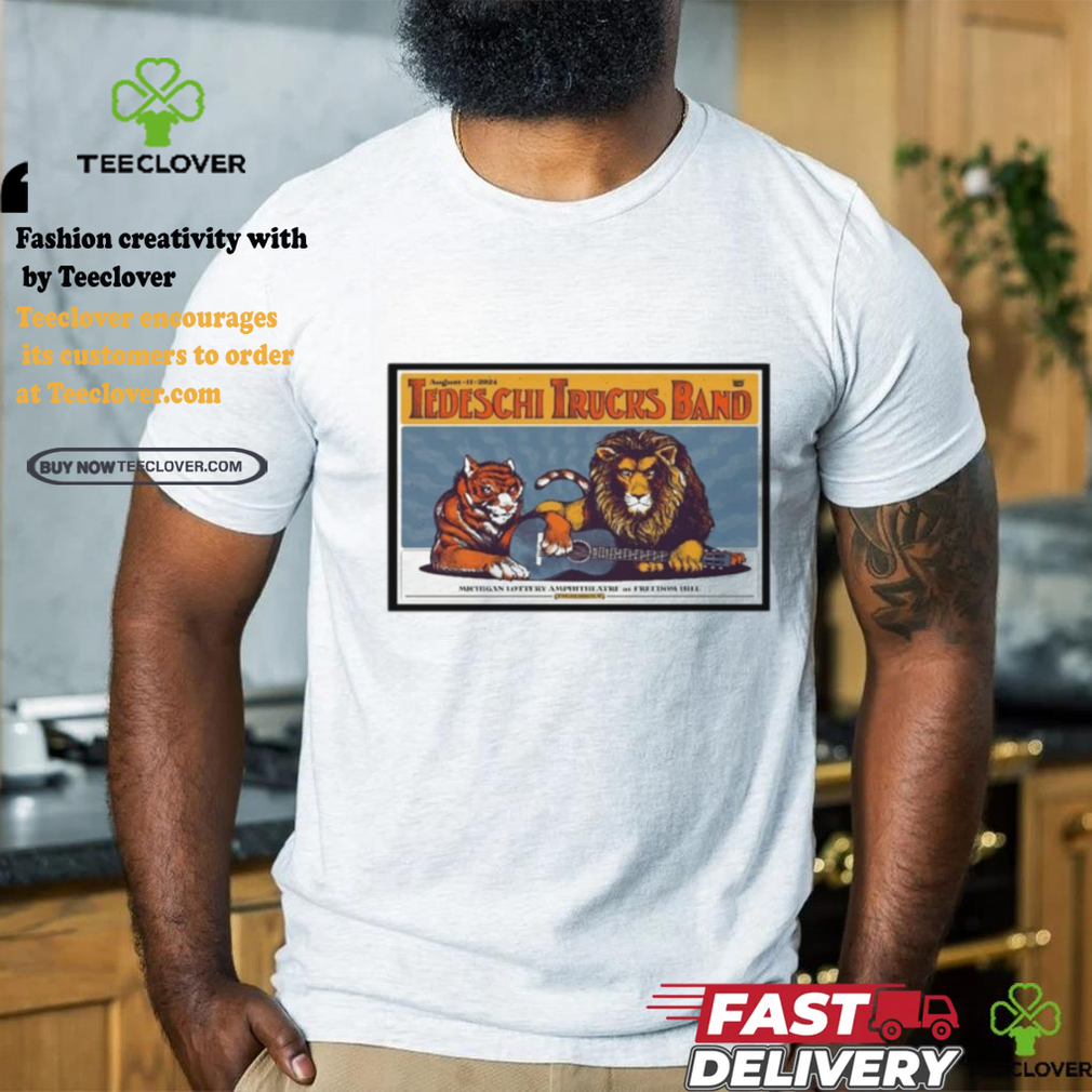 Poster Tedeschi Trucks Band Aug 11 2024 Michigan Lottery Amphitheatre Sterling Heights MI Landscape Shirt Poster Tedeschi Trucks Band Aug 11 2024 Michigan Lottery Amphitheatre Sterling Heights MI Landscape Shirt