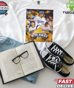 Poster The Los Angeles Dodgers are one win away from winning the World Series 2024 T shirt 3 Poster The Los Angeles Dodgers are one win away from winning the World Series 2024 T shirt