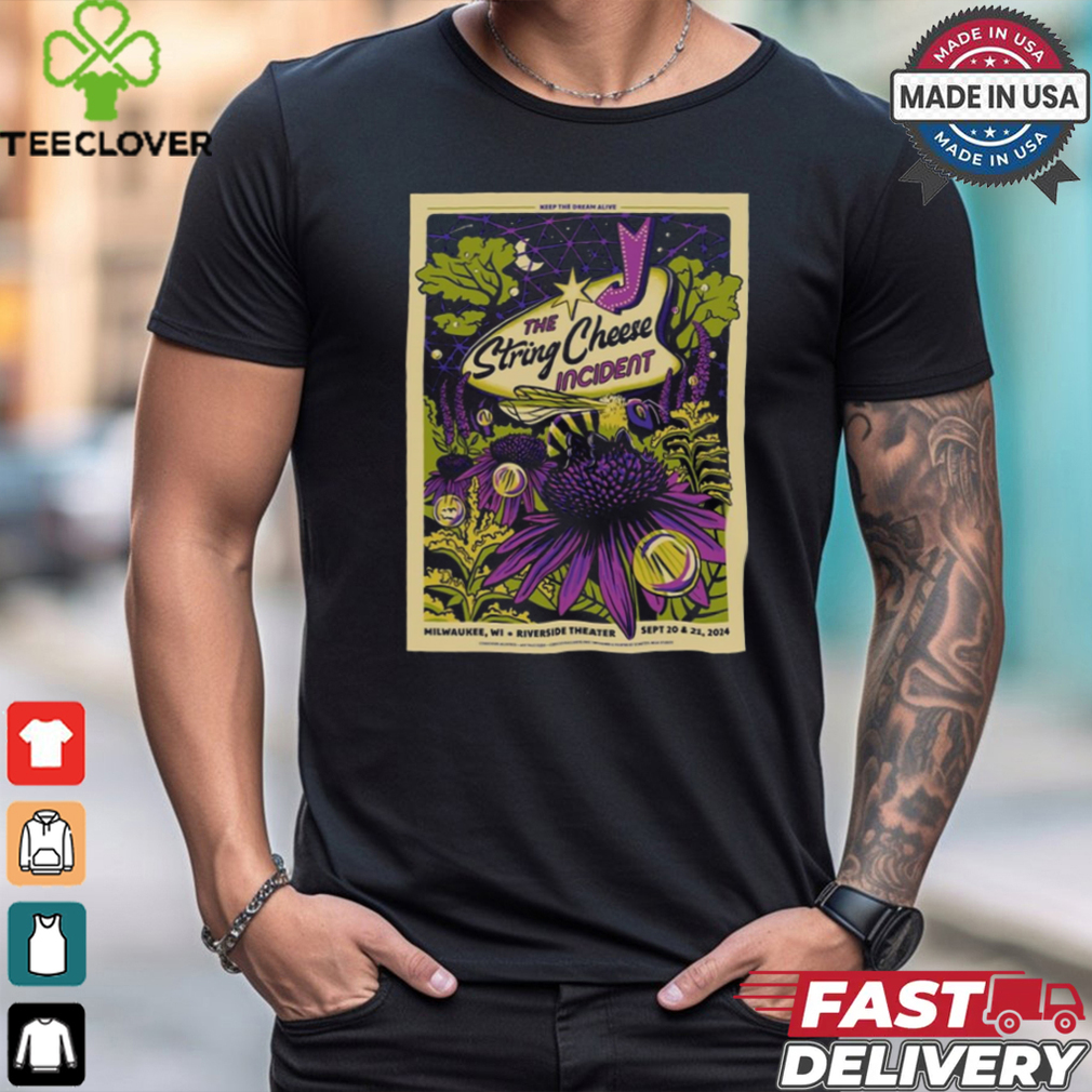 Poster The String Cheese Incident Sept 20 21 4 Milwaukee, WI Tour t shirt Poster The String Cheese Incident Sept 20 21 4 Milwaukee, WI Tour t shirt