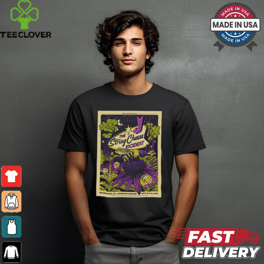 Poster The String Cheese Incident Sept 20 21 4 Milwaukee, WI Tour t shirt Poster The String Cheese Incident Sept 20 21 4 Milwaukee, WI Tour t shirt