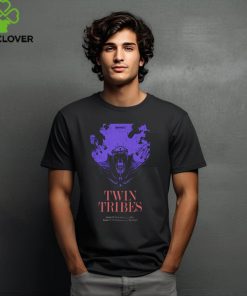 Poster Twin Tribes Jan 30 2024 Santa Cruz CA and Jan 31 2024 San Francisco t shirt