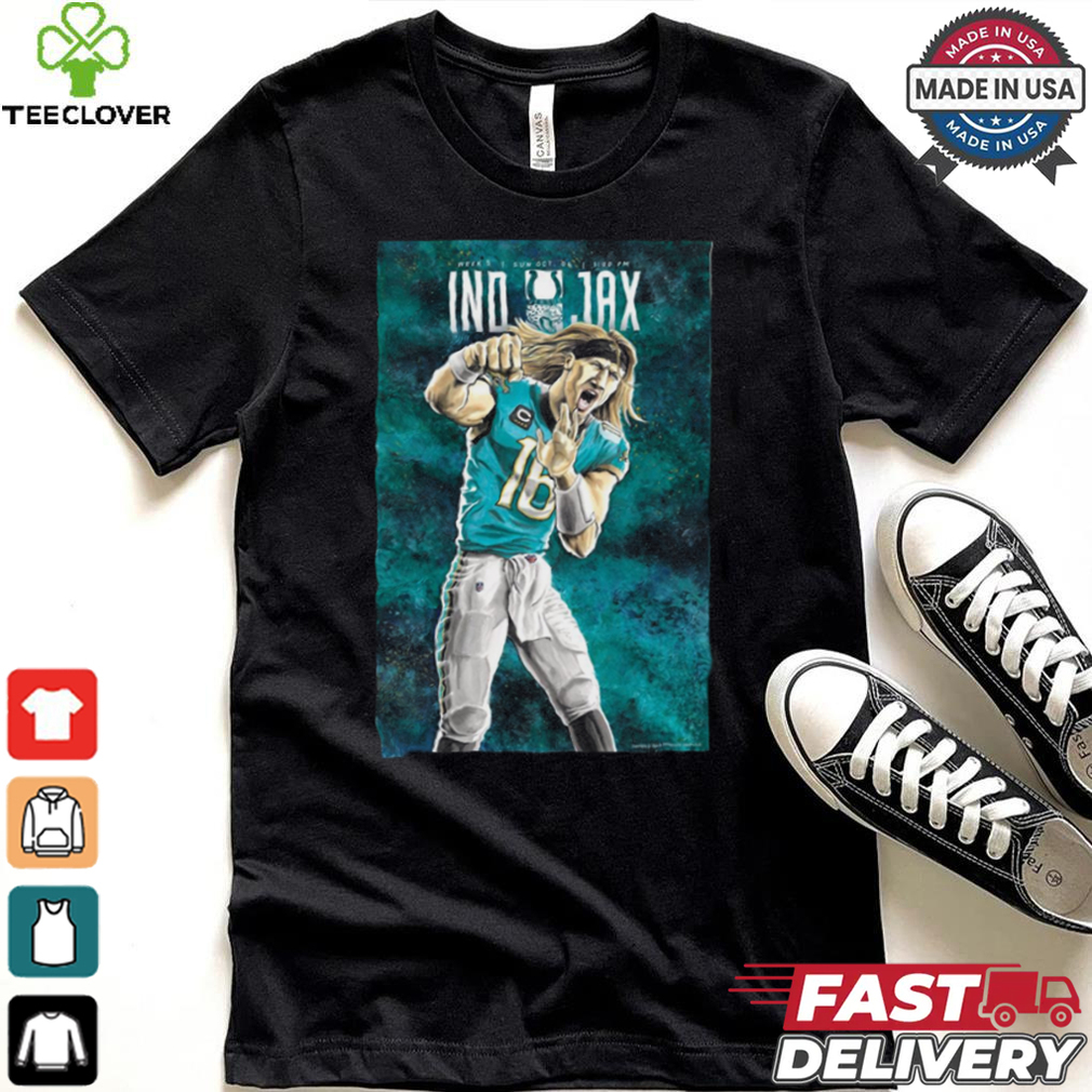 Poster Week 5 NFL Jacksonville Jaguars vs Indianapolis Colts Oct 6 2024 Painting t shirt Poster Week 5 NFL Jacksonville Jaguars vs Indianapolis Colts Oct 6 2024 Painting t shirt