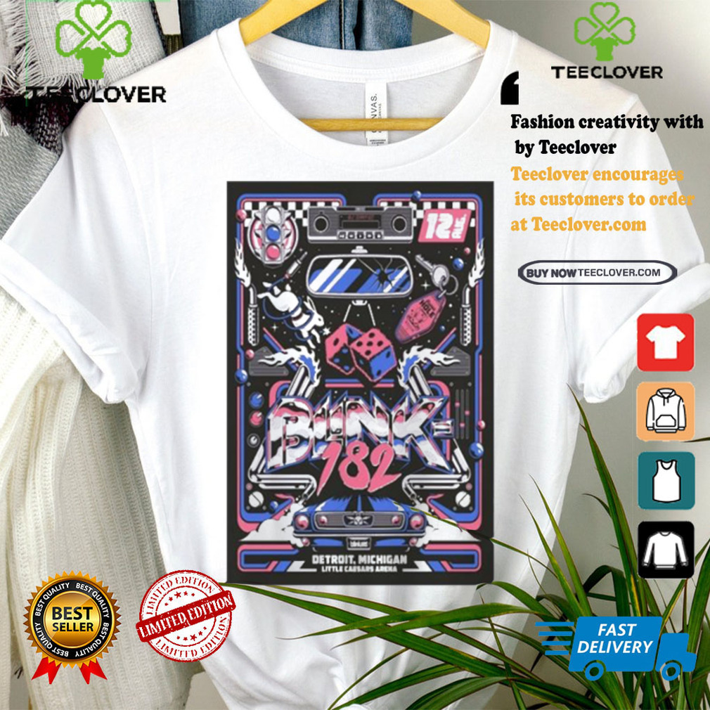 Poster blink 182 august 12 2024 little caesars arena detroit mi shirt Poster blink 182 august 12 2024 little caesars arena detroit mi shirt