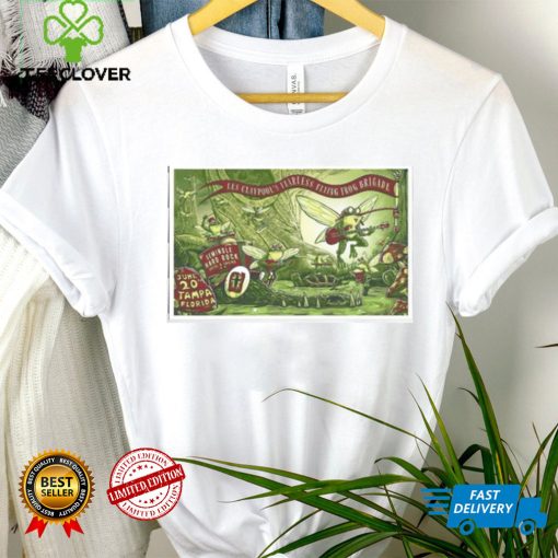 Poster les claypool’s fearless flying frog brigade tour tampa fl 2023 art poster design T shirt
