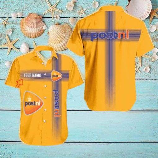 Postnl Logo Brand Hawaiian Shirt Custom Name Trending Summer