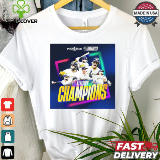 Postseason 2024 Milwaukee Brewers Undaunted Division Champions MLB Poster t shirt