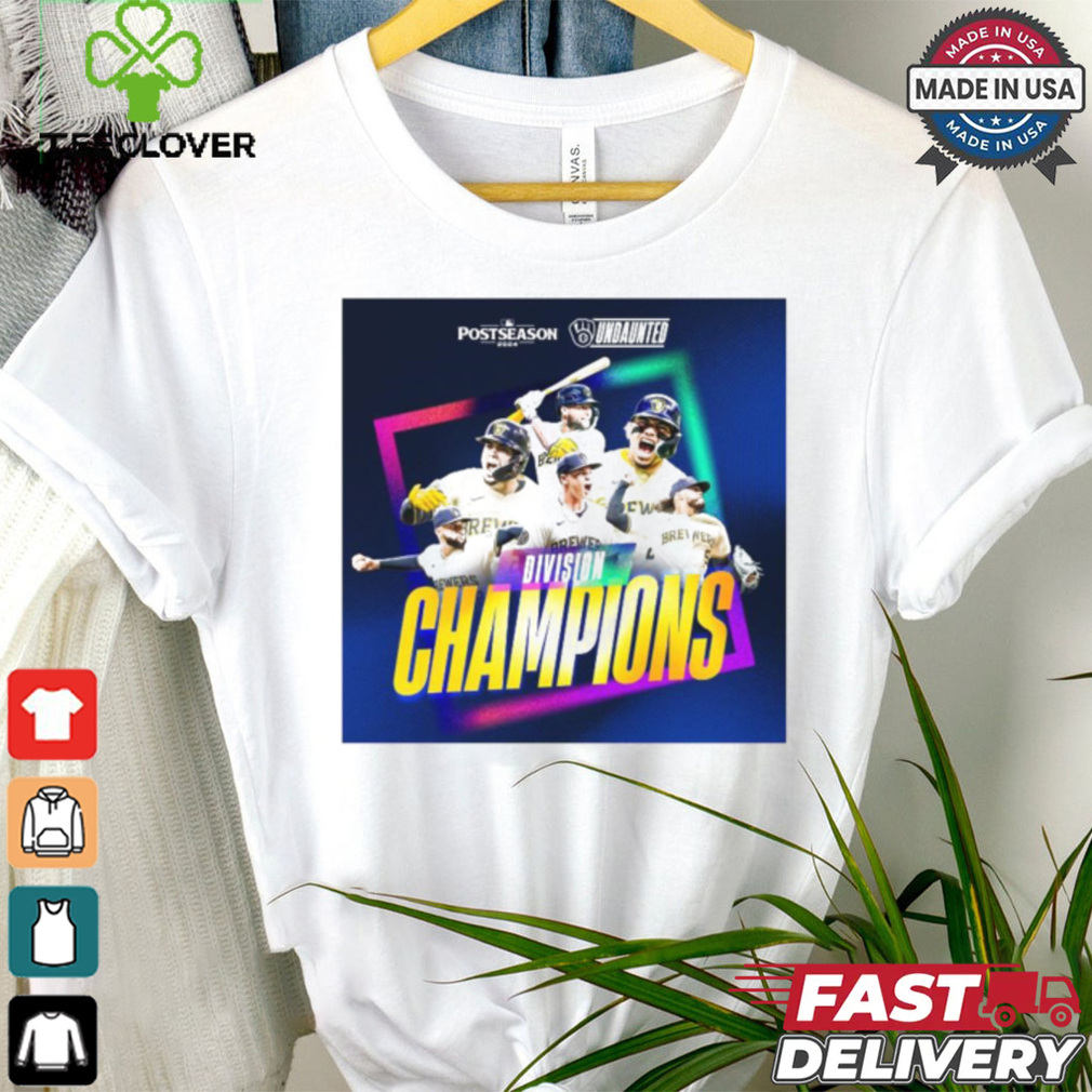 Postseason 2024 Milwaukee Brewers Undaunted Division Champions MLB Poster t shirt Postseason 2024 Milwaukee Brewers Undaunted Division Champions MLB Poster t shirt