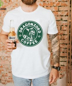 Power Ranger Dragonzord Coffee logo shirt