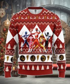 Power Ranger Red Ugly Christmas Sweater Amazing Gift Men And Women Christmas Gift