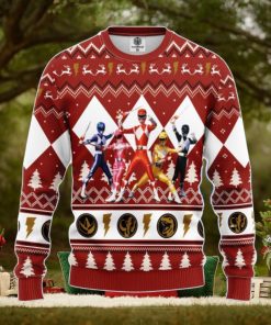 Power Ranger Red Ugly Christmas Sweater Amazing Gift Men And Women Christmas Gift