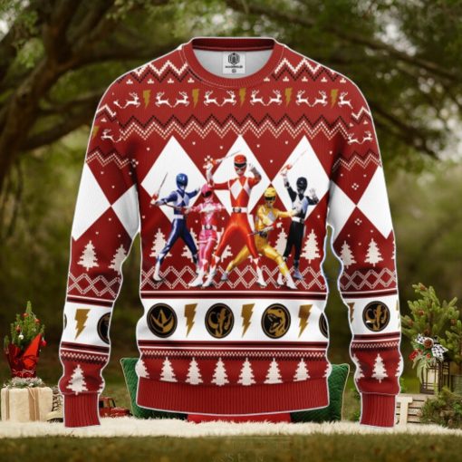 Power Ranger Red Ugly Christmas Sweater Amazing Gift Men And Women Christmas Gift