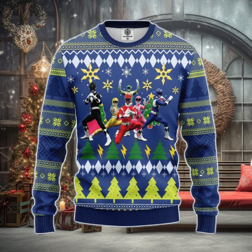 Power Rangers Amazing Gift Ugly Christmas 3D Sweater Christmas Gift For Men And Women