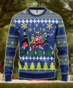 Power Rangers Amazing Gift Ugly Christmas 3D Sweater Christmas Gift For Men And Women