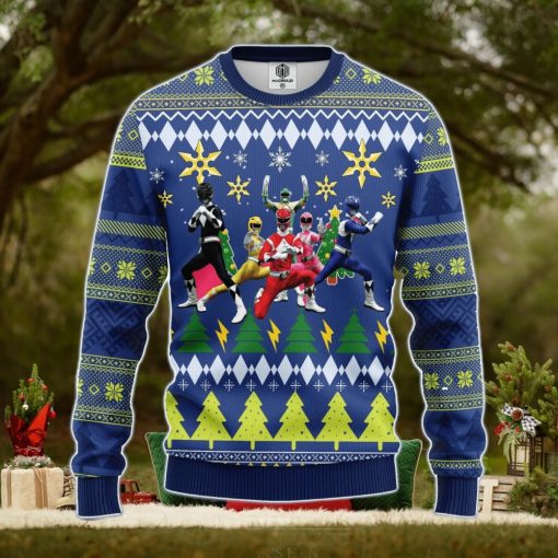Power Rangers Amazing Gift Ugly Christmas 3D Sweater Christmas Gift For Men And Women