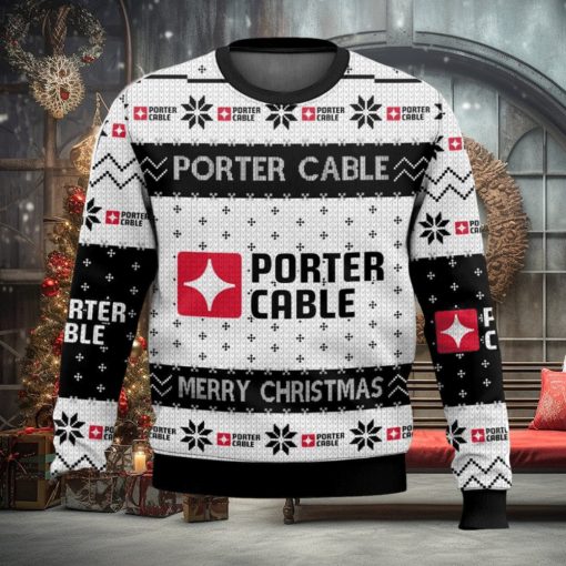 Power Tools Porter Cable All Over Printed Ugly Christmas Sweater Trending Christmas Gift Ideas