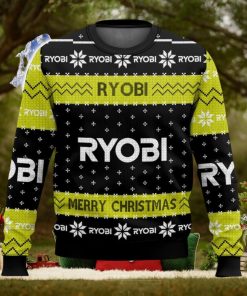 Power Tools Ryobi All Over Printed Ugly Christmas Sweater Trending Christmas Gift Ideas
