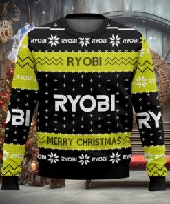 Power Tools Ryobi All Over Printed Ugly Christmas Sweater Trending Christmas Gift Ideas