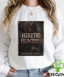 Powerwolf show the story of heretic hunters wake up the wicked tour summer 2024 home decor poster shirt