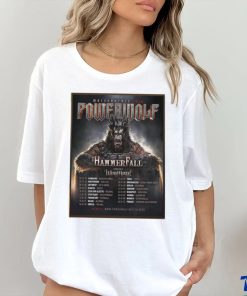 Powerwolf wolfsnachte 2024 with very special guest hammer fall home decor poster hoodie, sweater, longsleeve, shirt v-neck, t-shirt