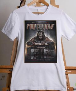 Powerwolf wolfsnachte 2024 with very special guest hammer fall home decor poster hoodie, sweater, longsleeve, shirt v-neck, t-shirt