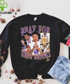 Pray for Greg Brooks picture collage hoodie, sweater, longsleeve, shirt v-neck, t-shirt