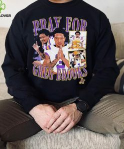 Pray for Greg Brooks picture collage hoodie, sweater, longsleeve, shirt v-neck, t-shirt