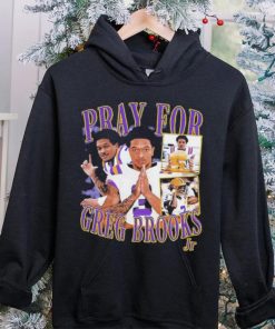 Pray for Greg Brooks picture collage hoodie, sweater, longsleeve, shirt v-neck, t-shirt