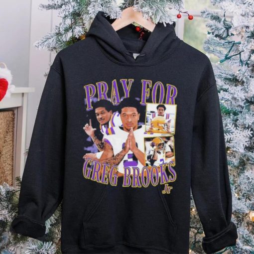 Pray for Greg Brooks picture collage hoodie, sweater, longsleeve, shirt v-neck, t-shirt