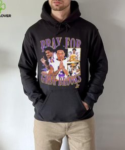 Pray for Greg Brooks picture collage hoodie, sweater, longsleeve, shirt v-neck, t-shirt